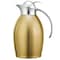 Service Ideas Nicollet Series Push Button Stainless Vacuum Insulated Carafe, 33.8 Ounce, Vintage Gold NIC10BSPBVG - alternate 1